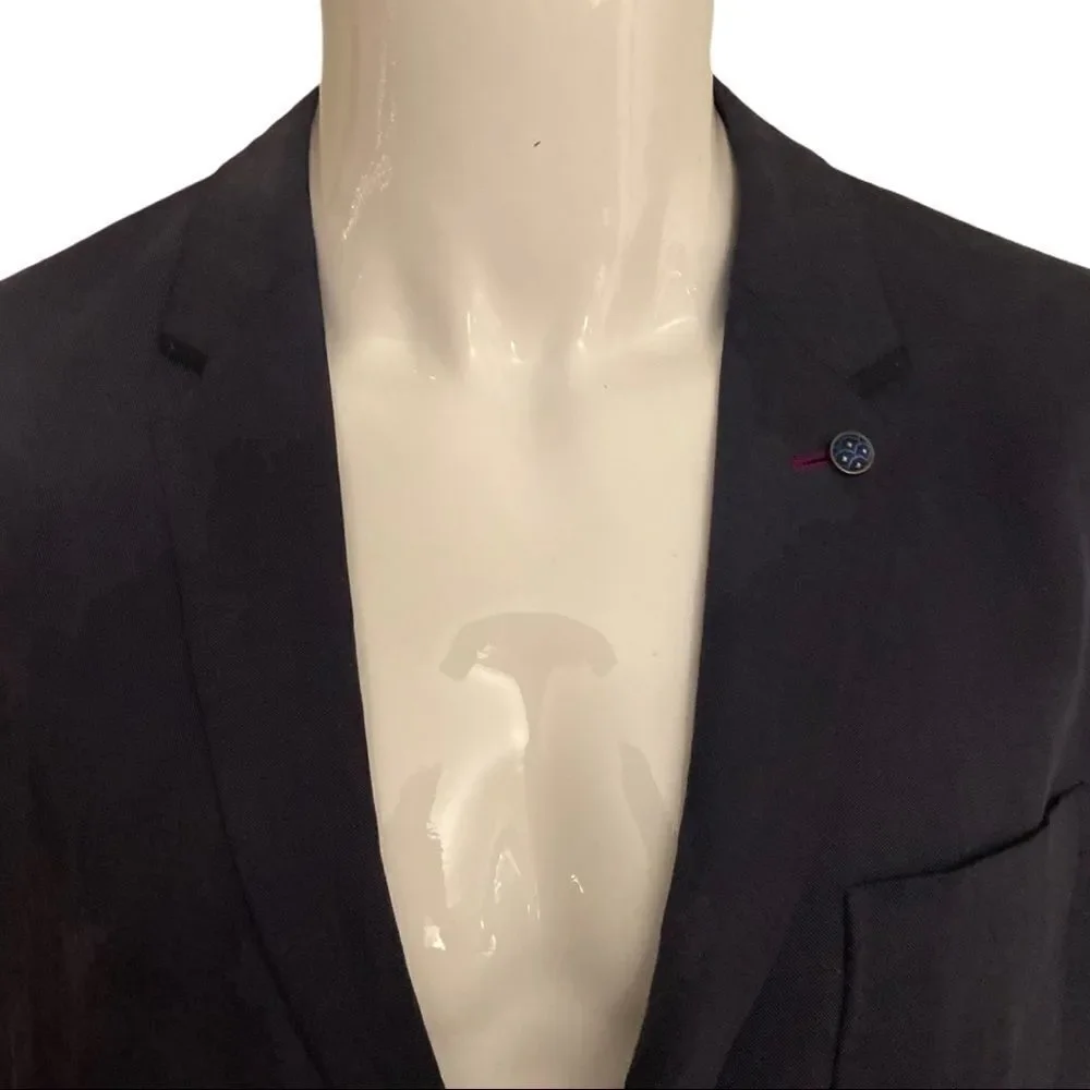 🪩 Ted Baker‎ London Men’s Blazer Jacket – Size 6 (US 40R) | Flex, Loud Energy